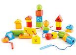 Hape Spielbausteine »Fädelklötze«, (Set, 32 St.), aus Holz