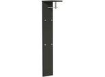Moderano Garderobenpaneel , Anthrazit, Chromfarben , Metall, Holzwerkstoff , 33x168x31 cm , Aufhängemöglichkeit , Garderobe, Garderoben-Sets & Garderoben-Serien, Garderoben-Serien