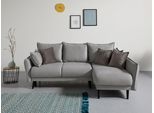INOSIGN Ecksofa »Asra L-Form«, incl. Bettfunktion und Bettkasten, Seitentasche im Armteil, Federkern