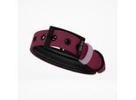 THE DOG IDEA Biothane Halsband Bordeaux pfirsich L