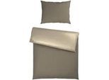 Bio:Vio Wendebettwäsche , Taupe , Textil , 140x200 cm , Gots, Oeko-Tex® Standard 100, Oeko-Tex® Made IN Green , pflegeleicht, hautfreundlich, schadstoffgeprüft , Heimtextilien, Bettwäsche & Leintücher, Bettwäsche, Wendebettwäsche