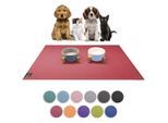SANOZOO ® - Napfunterlage - Öko-Tex und Made in Germany rot 70 cm, 1,2 m