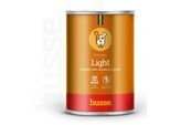husse Saftige Fleischstücke Light, Huhn, 24 Dosen je 400 g | Ausgewogene Mahlzeit mit moderatem Kaloriengehalt