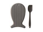 Minty&Marla Schleck Set mit Spatel Katze grau