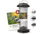 wildtier liebe Futterspender für Erdnüsse 23,5cm, Schwarz
