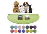 SANOZOO ® - Napfunterlage Halbrund - Öko-Tex und Made in Germany grün 40 cm, 80 cm