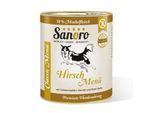 Sanoro Menü Classic vom Hirsch mit 50 % Fleischanteil 6x800g