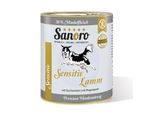 Sanoro Menü Sensitiv Lamm - mit Karotte und Buchweizen 6x800g