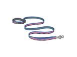 Ruffwear Reflektierende Hundeleine Crag™ blau/ türkis/ rosa