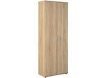 Mid.you Mehrzweckschrank , Sonoma Eiche , Kunststoff , 5 Fächer , 70x189x34 cm , Blauer Engel, Made in Germany, BQ - Bündnis für Qualität , stehend , Schlafzimmer, Kleiderschränke, Mehrzweckschränke