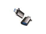 Adapter USB 3.2 Gen 1 (männlich) - USB Typ C (weiblich) schwarz (S-H151 schwarz)