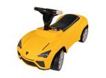Rutschauto Lamborghini Urus gelb, Rutschfahrzeug ab 1 Jahr, Kinderfahrzeug mit Kipptschutz