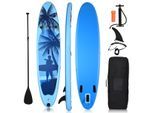 Aufblasbares SUP Board mit Paddel, 305x76x16cm