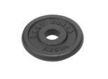 Body Coach Hantelscheibe 1,25kg Gusseisen schwarz Ø 11,5cm passend für 30mm Hantelstangen