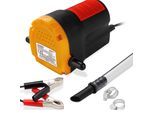 monzana® Ölabsaugpumpe 12V 80W 125-155cm gelb schwarz