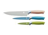 Messerset Metallic Design 3 Messer im Geschenkkarton
