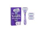 Venus Deluxe Smooth Swirl Handle + 3 blades