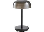 Ambia Garden Solarleuchte , Schwarz , Kunststoff , 65 mm , halbrund , 29.1 cm , RoHS, Ce , Touch-Schalter (on/off), tragbar, Ladeanzeige, aufladbar über Usb , Dekoration, Gartendeko