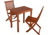 Garden Pleasure Garten-Essgruppe »ANGWIN/PITTSBURGH«, (Set, 3 tlg.)