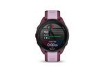 Smartwatch GARMIN "Forerunner 165 Music", weinrot, violett, Smartwatches