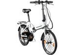 Z101 20 Zoll Elektro Klapprad für Erwachsene 150 - 180 cm 6 Gang E Klappfahrrad E Bike Faltrad