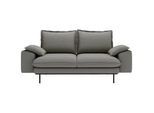 Livetastic 2-Sitzer-Sofa , Dunkelgrau , Textil , Füllung: Schaumstoff,Schaumstoff , 195x92x97 cm , Made in Eu , Wohnzimmer, Sofas & Couches, Sofas, Textilsofas