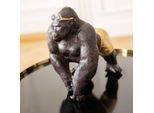 KARE Deko-Figur Monkey Beach, Höhe 20 cm, Polyresin schwarz