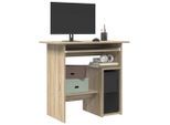 vidaXL Schreibtisch Sonoma-Eiche 80x45x74 cm Holzwerkstoff