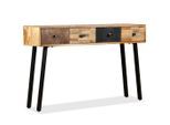 vidaXL Konsolentisch Recyceltes Teak Massiv 120 x 30 x 76 cm