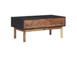 vidaXL Couchtisch 90x50x40 cm Akazie Massivholz und MDF