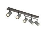 Strahler Robby Grau/Schwarzchrom max. 35 Watt