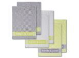 Dyckhoff Geschirrtuch »Fresh & Cool, Masse je Tuch ca. 50x70 cm«, (Set, 6 tlg.), mit drei verschiedenen Motiven