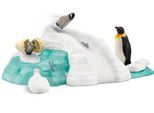 Schleich® Spielfigur »Pinguin-Familienspass«
