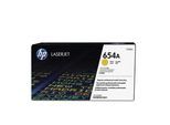Original HP Color LaserJet Enterprise M 651 dnm (CF332A / 654A) Toner Gelb