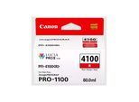 Original Canon 6785C001 / PFI-4100R Druckerpatrone Rot
