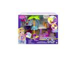 Polly Pocket Pollyville Flamingo Fun Car Wash Playset