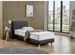Boxbett "Kyoto", schwarz, B:105cm L:210cm, WESTFALIA SCHLAFKOMFORT, Komplettbetten, Kunstleder,Bonnell-,Kaltschaum-&Taschenferderkern wählbar in H2,H3,H4