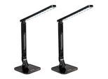 tectake® Schreibtischlampe, LED, 14 W, dreh-, neig- und klappbar, Touchpanel, inklusive USB-Anschluss