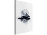 artgeist Leinwandbild , Schwarz, Weiß , Textil, Holzwerkstoff , rechteckig , 40x60x1.2 cm , Keilrahmen , Bilder & Rahmen, Bilder, Leinwandbilder
