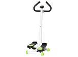 HOMCOM Stepper Fitness Swing Stepper mit LCD-Schirm bis 100 kg 55 x 44 x 108 cm