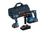 Werkzeugset BOSCH PROFESSIONAL "18 V Combo Kit", blau, Werkzeugsets, Werkzeugset