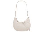 Umhängetasche BRUNO BANANI, Mädchen, Gr. B/H/T: 28cm x 24cm x 9cm onesize, beige, Leder, leicht glänzend, unifarben, Taschen Umhängetasche, echt Leder