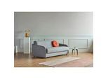 3,5-Sitzer INNOVATION LIVING TM "Eivor, hochwertige Dauerschlaffunktion, bequem und komfortabel", grau, B:179cm H:75cm T:101cm, Sofas, Schlafsofa mit innenliegender Schlafmatratze und schlanken Armlehnen