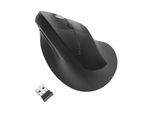 Kensington Pro Fit Ergo Vertikale kabellose Maus - Maus (Schwarz)