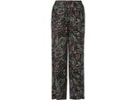 Viskose-Hose, Druck oliv, 42