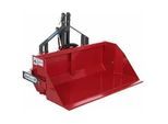 Hydraulische Heckschaufel für Traktor GeoTech von 120 cm - Mittlere Baureihe - Tragfähigkeit 300Kg