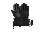 Skihandschuhe REUSCH "Cozy Down R-TEX XT", Damen, Gr. 6,5, schwarz, 87% Polyester, 6% Lederimitat, 2% Elasthan, unifarben, Handschuhe, mit wasserdichter und atmungsaktiver Funktion