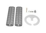 Kabelschlange Premium, L 1250 mm, weissaluminium