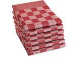 DDDDD Geschirrtuch »Barbeque, 65x65 cm, aus 100% Baumwolle, Jacquard-Gewebe«, (Set, 6 tlg.), optimale Feuchtigkeitsaufnahme und langlebige Qualität