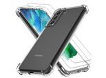 Hülle Galaxy S21 FE 5G und 2 schutzfolien - Silikon - Transparent